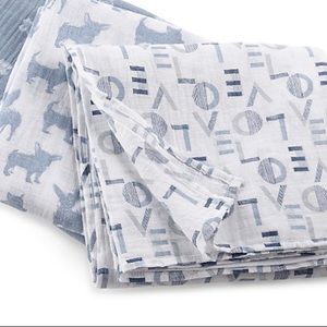 New Aden + Anais Waverly Swaddle Blankets Set of 2